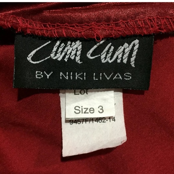 NIKI LIVAS Beaded Open Ruched Back Formal Dress - Picture 4 of 4